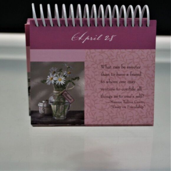 Friends Every Day Thoughts by Louis Webber Spiral Book Desk Top - Picture 8 of 8